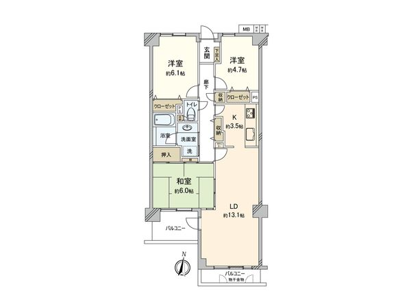 間取図(平面図)