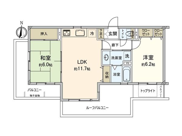 コスモ浦和フェアステージ 間取図(平面図)