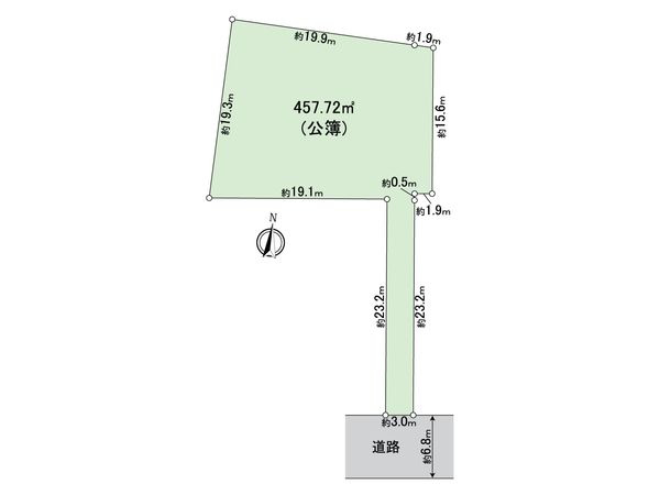 西区老松町(土地) 区画図 区画図