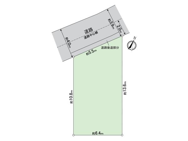 港北区篠原西町(土地) 区画図