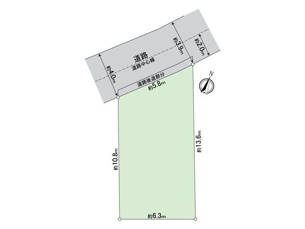 港北区篠原西町(土地) 区画図