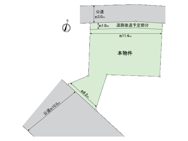 磯子区馬場町(土地) 地形図