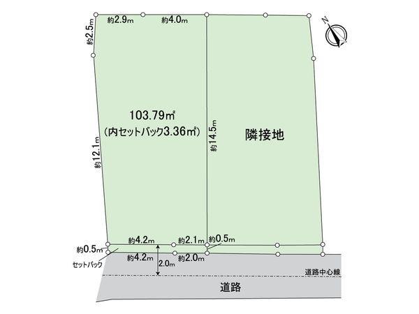 神奈川区三ツ沢南町(土地) 区画図