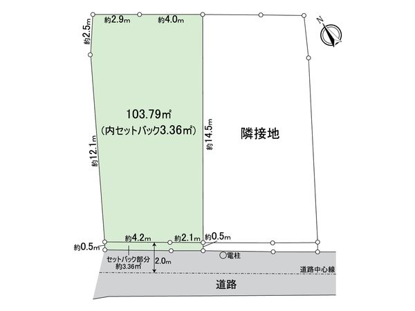 神奈川区三ツ沢南町(土地) 区画図
