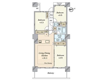 間取図(平面図)