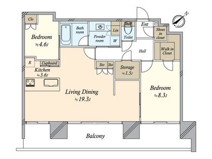 間取図(平面図)