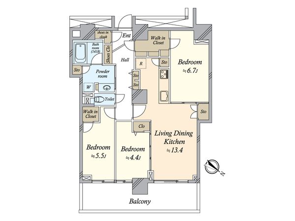 ザ・ヨコハマタワーズ タワーウエスト 間取図(平面図) ザ・ヨコハマタワーズ タワーウエスト 間取図(平面図)