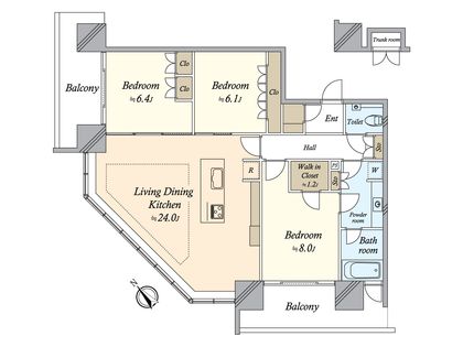 間取図(平面図)
