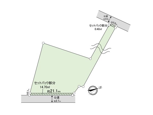 牛久市南5丁目 土地 区画図 牛久市南5丁目 土地 区画図