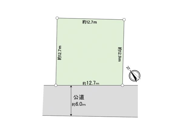 牛久市東大和田町 土地 区画図 牛久市東大和田町 土地 区画図