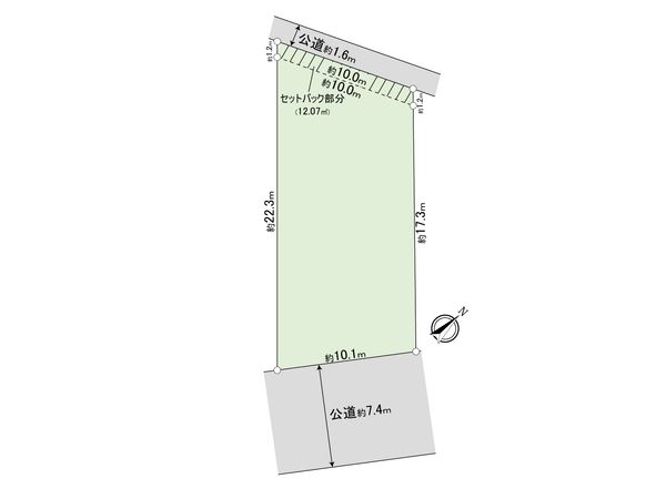 龍ケ崎市寺後 土地 区画図 龍ケ崎市寺後 土地 区画図