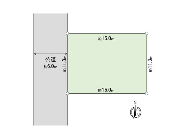 牛久市南7丁目 土地 区画図 区画図