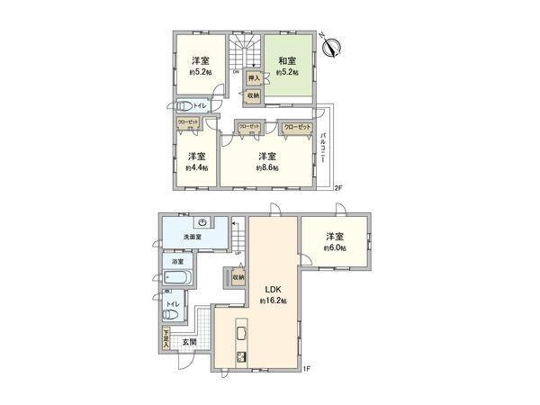 つくばみらい市伊奈東 戸建 間取図(平面図) つくばみらい市伊奈東 戸建 間取図(平面図)