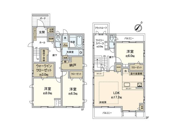 つくば市吾妻3丁目 戸建 間取図(平面図) つくば市吾妻3丁目 戸建 間取図(平面図)