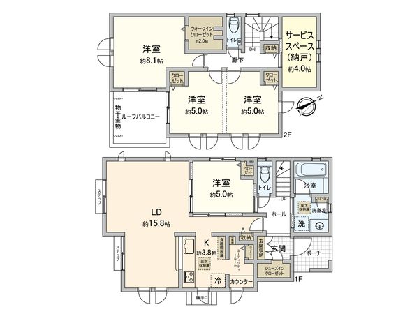つくば市吾妻3丁目 戸建 間取図(平面図) つくば市吾妻3丁目 戸建 間取図(平面図)