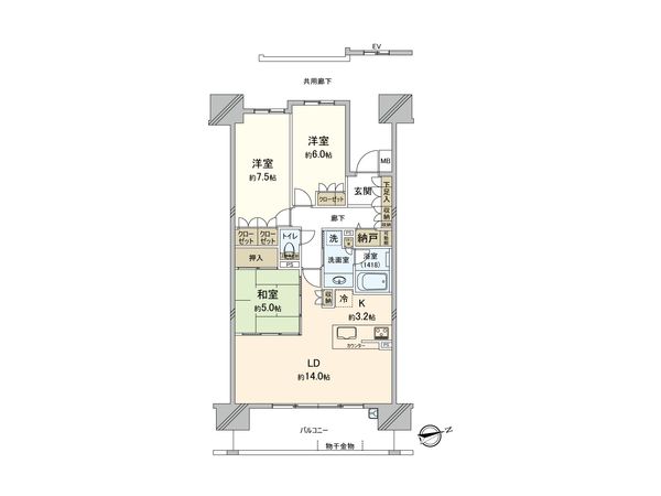 LEBEN THE TSUKUBA Green Premium 間取図(平面図) LEBEN THE TSUKUBA Green Premium 間取図(平面図)