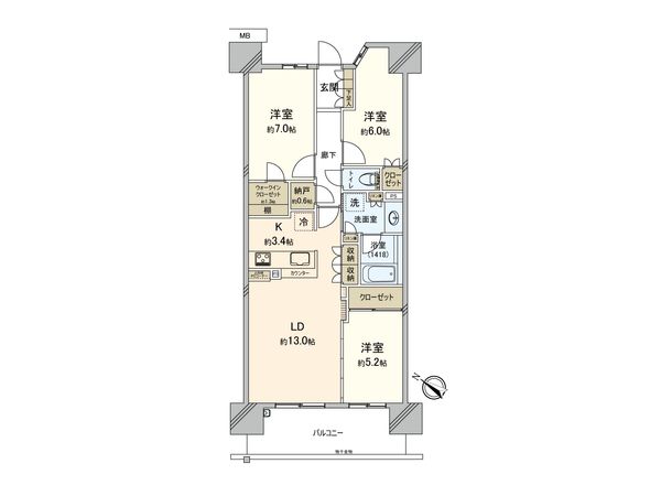 間取図(平面図)