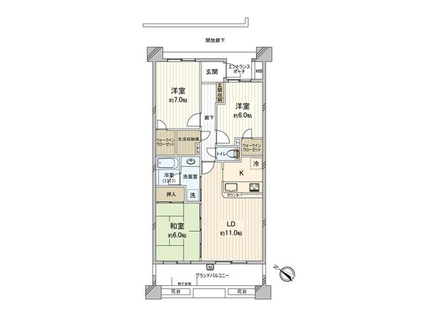 間取図(平面図)