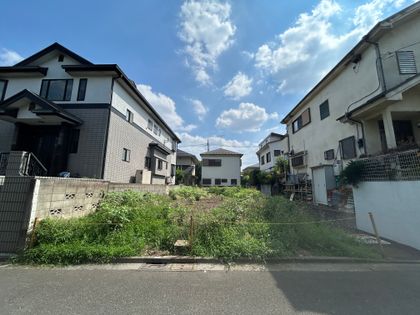 三鷹市深大寺2丁目 土地 前面道路含む外観
