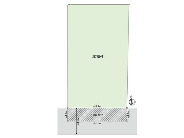 西東京市新町5丁目 土地 区画図 西東京市新町5丁目 土地 区画図