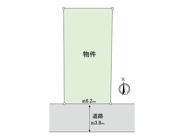 練馬区関町北3丁目 土地 区画図
