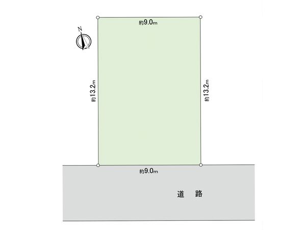 武蔵野市境南町4丁目 土地 区画図 武蔵野市境南町4丁目 土地 区画図