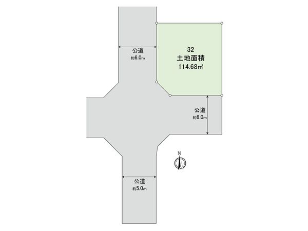 三鷹市野崎3丁目 32区画 区画図 三鷹市野崎3丁目 32区画 区画図