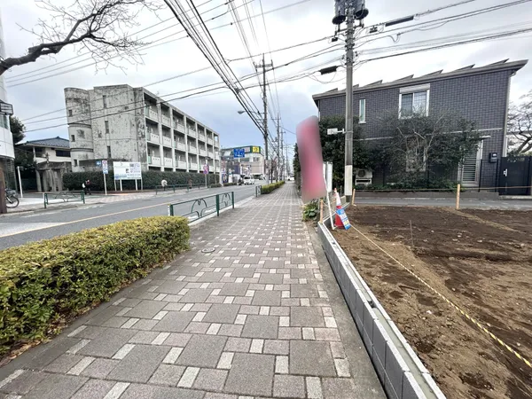 前面道路含む土地