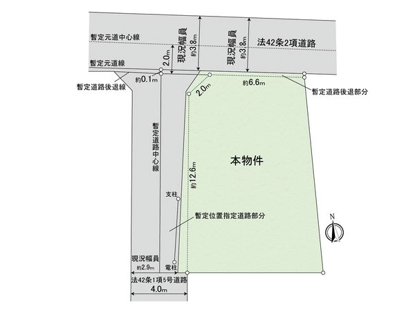 小金井市東町1丁目 土地 区画図 小金井市東町1丁目 土地 区画図