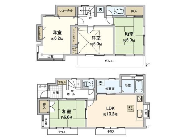 武蔵野市境南町5丁目 戸建 間取図(平面図) 武蔵野市境南町5丁目 戸建 間取図(平面図)