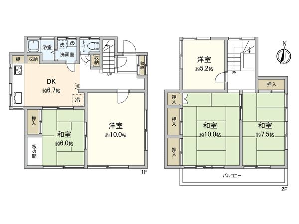 武蔵野市境5丁目 戸建 間取図(平面図) 間取図(平面図)