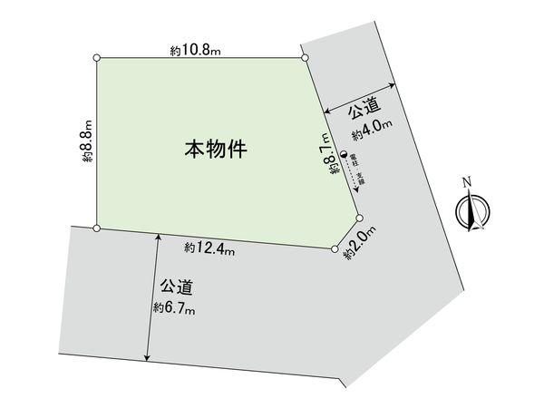 小金井市梶野町2丁目 戸建 区画図 小金井市梶野町2丁目 戸建 区画図