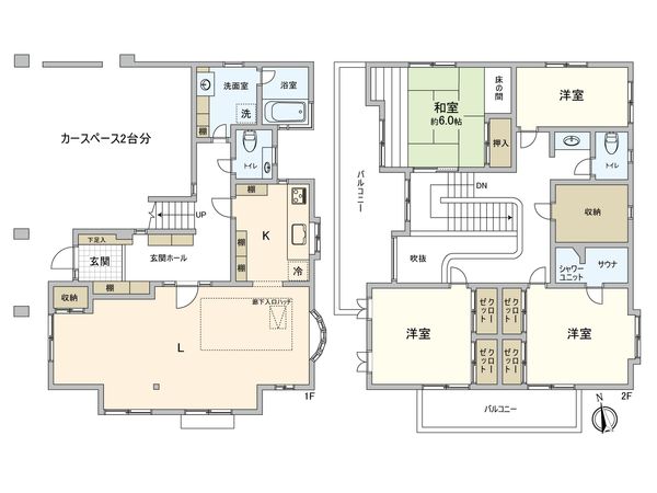 三鷹市井口2丁目 戸建 間取図(平面図) 三鷹市井口2丁目 戸建 間取図(平面図)