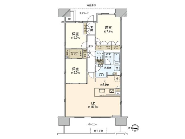 間取図(平面図)