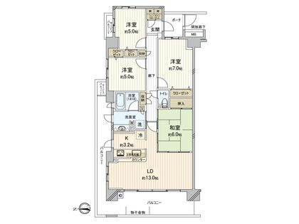 間取図(平面図)