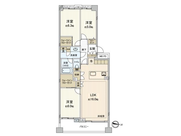 間取図(平面図)