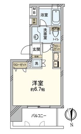 朝日フリーディオ武蔵境 間取図(平面図) 朝日フリーディオ武蔵境 間取図(平面図)