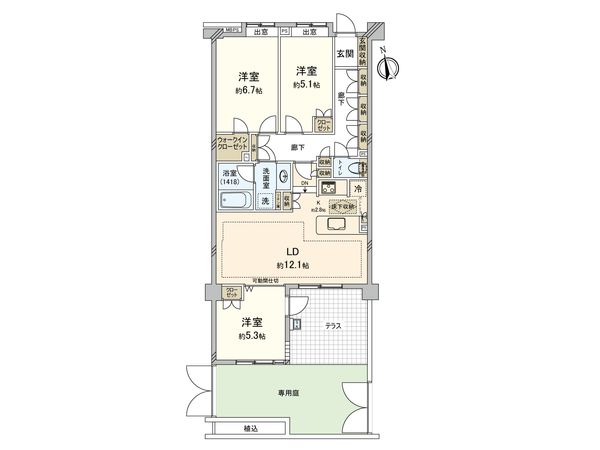 間取図(平面図)