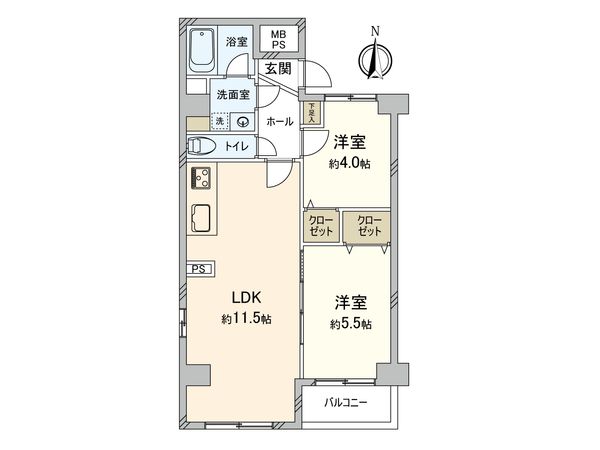 武蔵境永谷タウンプラザ 間取図(平面図) 間取図(平面図)