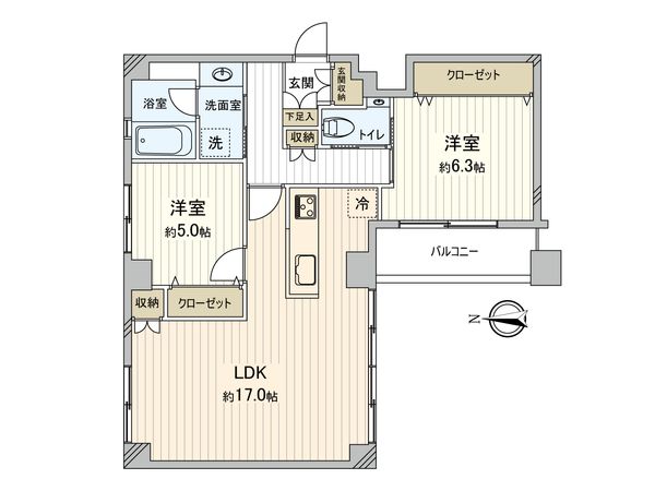 武蔵野ハウス 間取図(平面図)