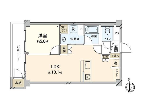 境南マンション 間取図(平面図) 境南マンション 間取図(平面図)