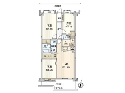 間取図(平面図)