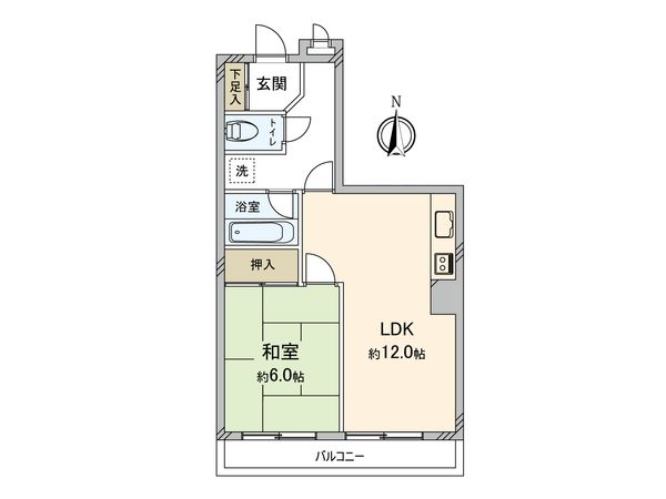武蔵境スカイハイツ 間取図(平面図)