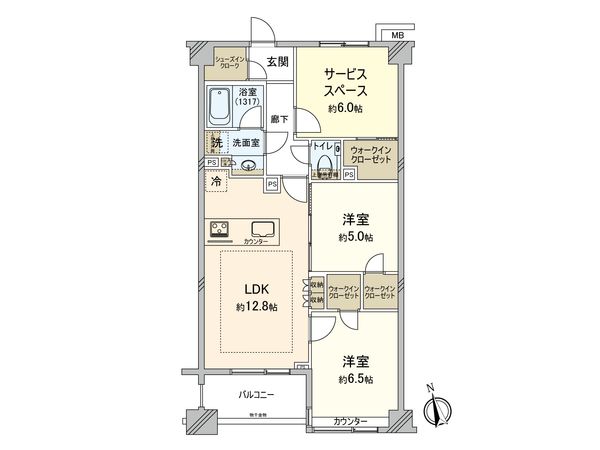 プレシス武蔵境 間取図(平面図) 間取図(平面図)
