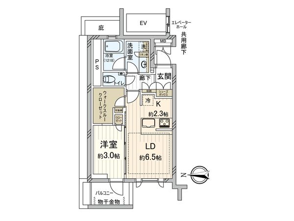 レ・ジェイド武蔵境 間取図(平面図)