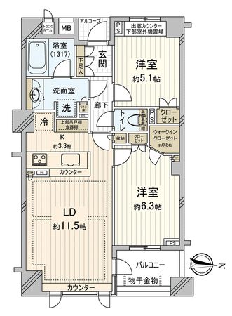 間取図(平面図)