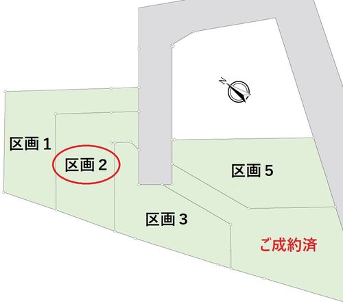 保土ケ谷区峰岡町3丁目 土地2区画 区画図 区画図