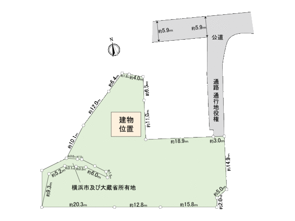 保土ケ谷区藤塚町 土地 地形図