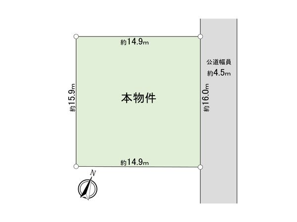 南区永田台 土地 区画図 南区永田台 土地 区画図