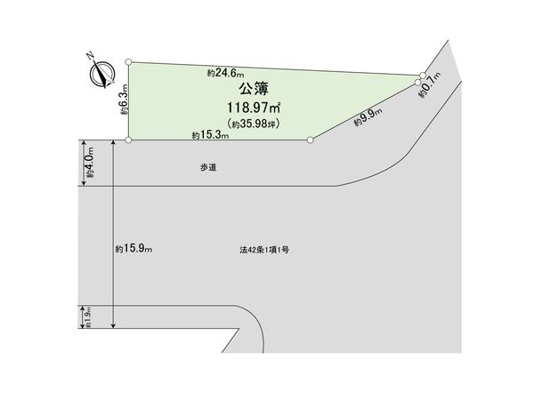 保土ケ谷区星川3丁目 土地 区画図 保土ケ谷区星川3丁目 土地 区画図